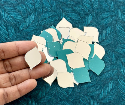 Silver Fancy Shape - S Cut Mirrors Large