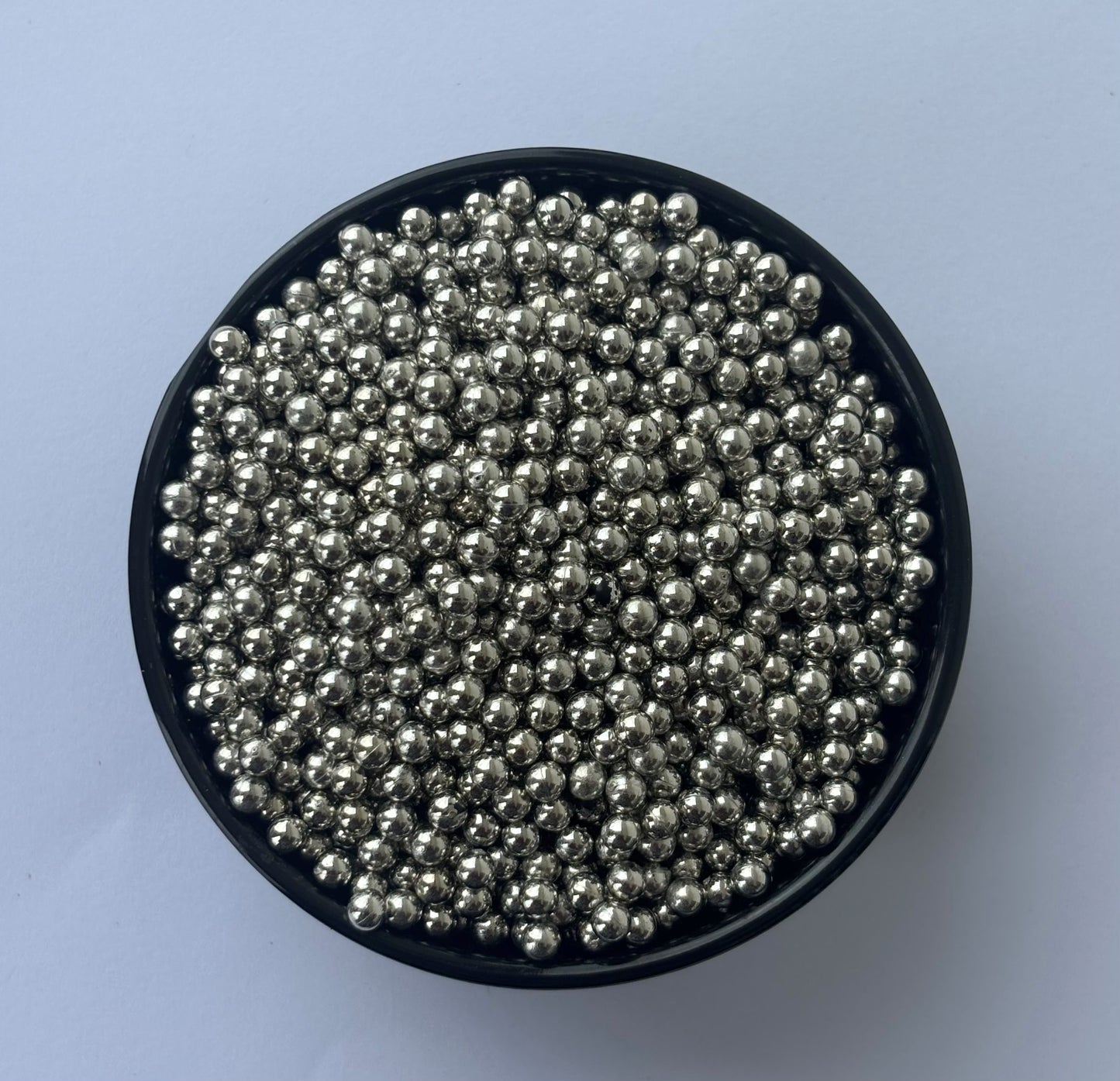 Polished Steel Ball Decoration Beads - Non-Hole Craft and Filler Supplies