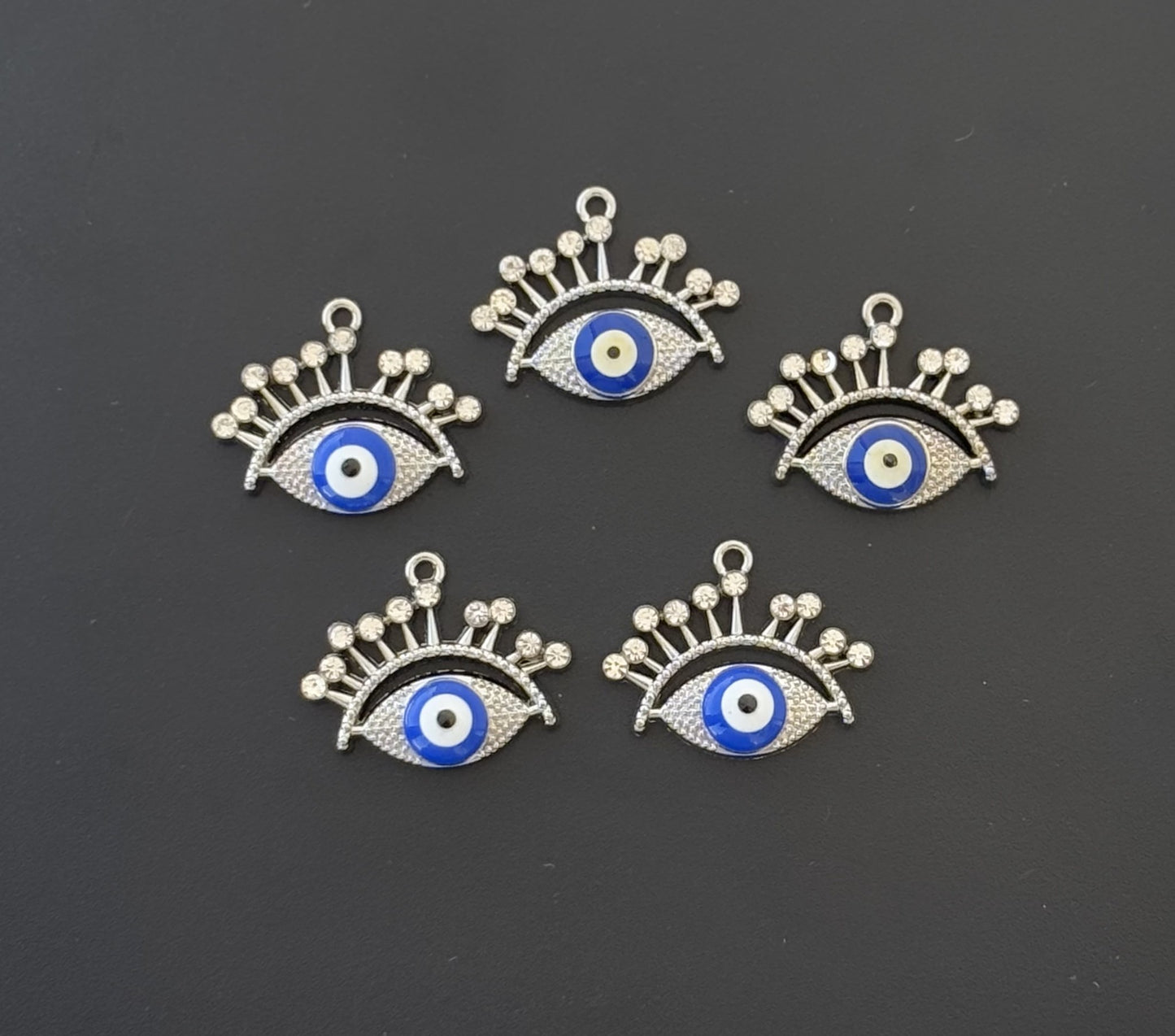 Two Pieces Evil Eye Charm