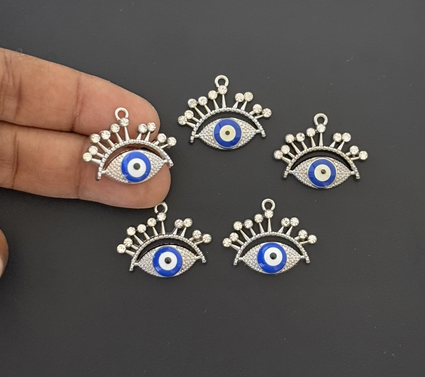 Two Pieces Evil Eye Charm