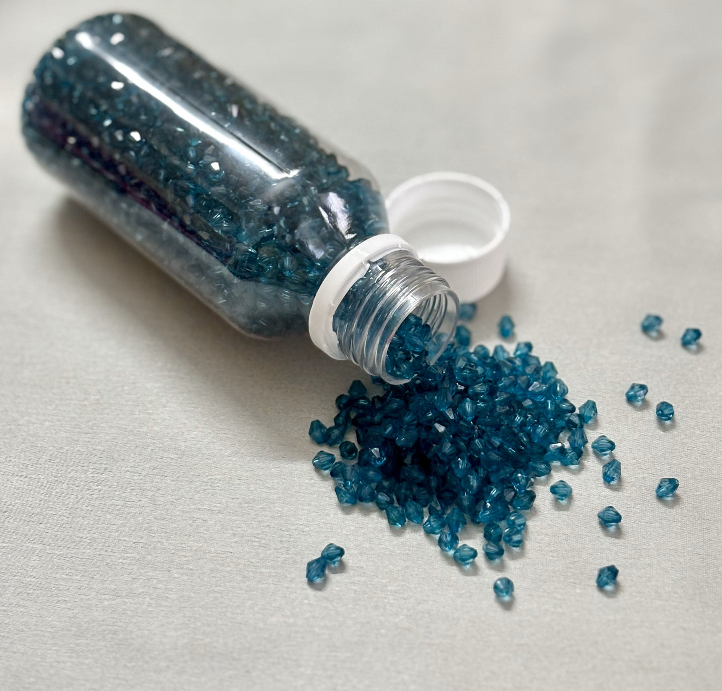 Turkish Blue Bicone Beads