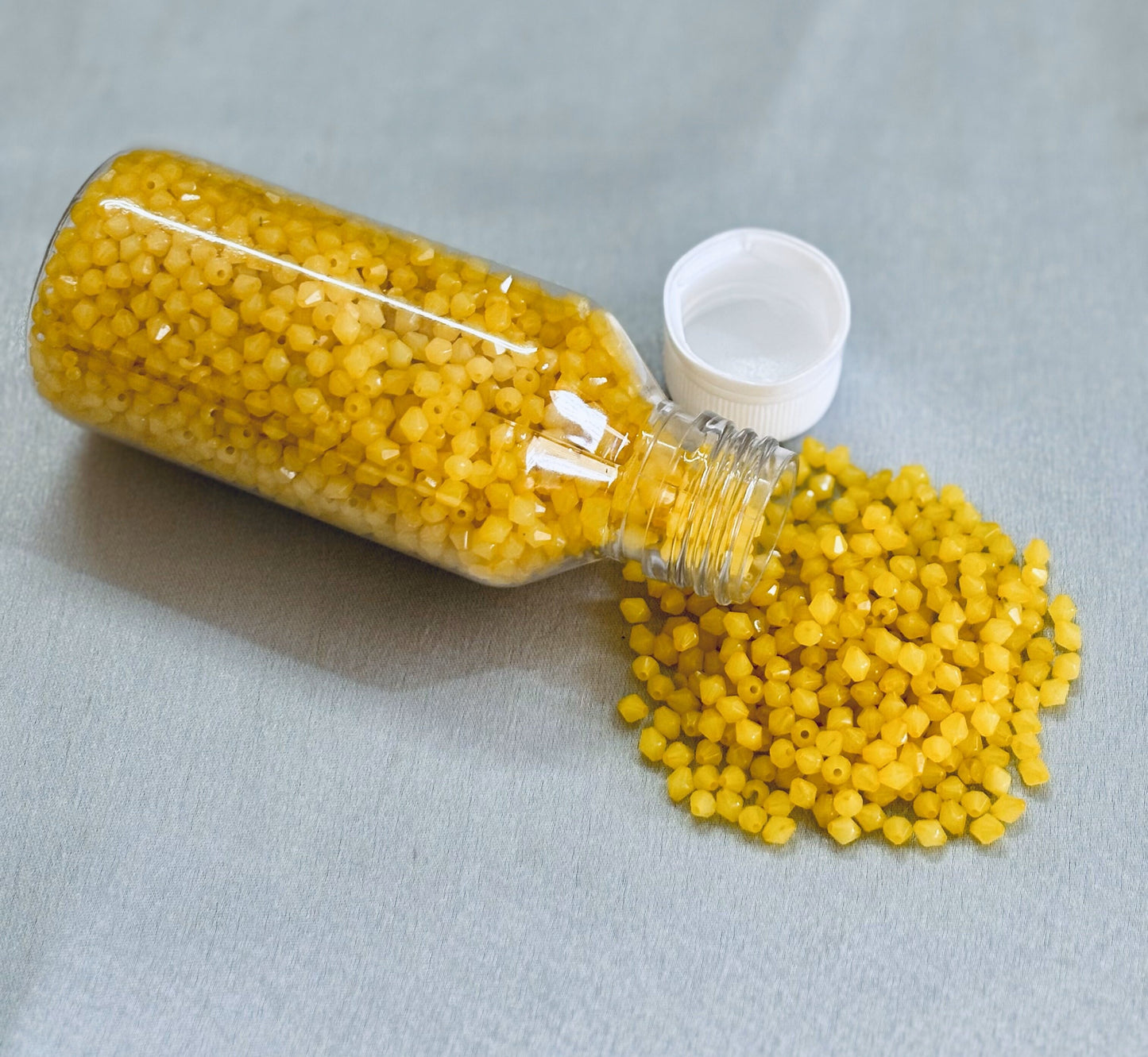 Yellow Bicone Beads